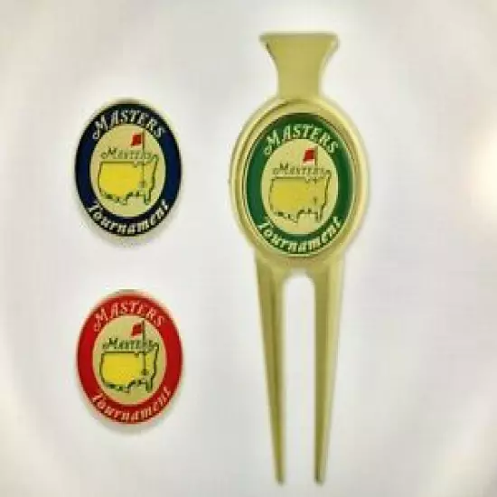 New 2020 Masters Golf Divot Tool and Ball Marker Set 