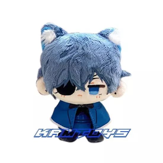 12cm Black Butler Ciel Phantomhive Plush Doll Anime Plushie Keychain Pendant Toy