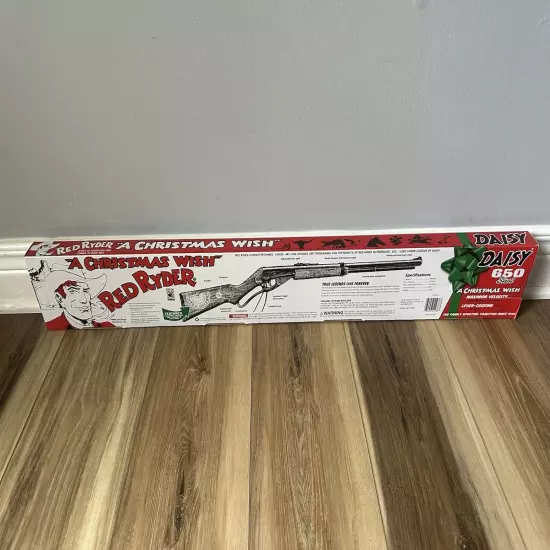 Daisy Red Ryder Christmas Carbine Lever 350 FPS .177 Cal Wood Stock BB Gun Rifle