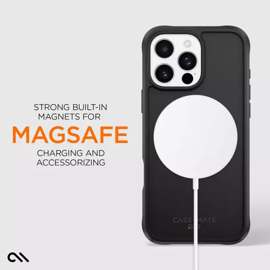 Case Mate iPhone 16 Pro Max Case Compatible with Tough Shockproof Phone Case