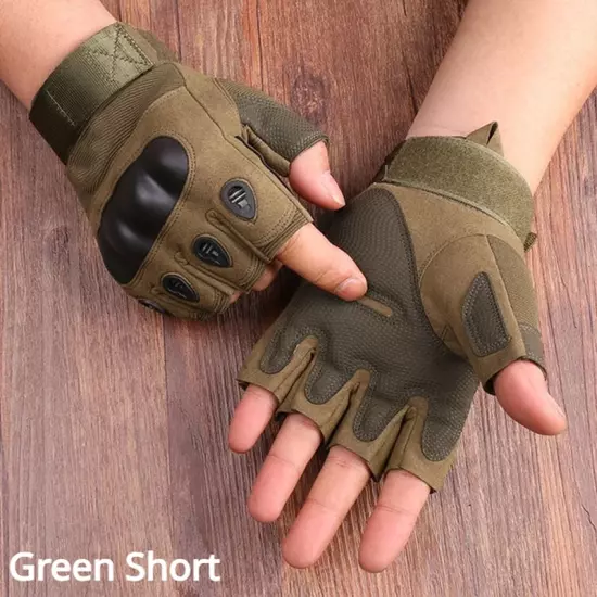 Men'S Tactical Gloves Motorcyclist Paintball Airsoft Combat Driving Hunting Ridi