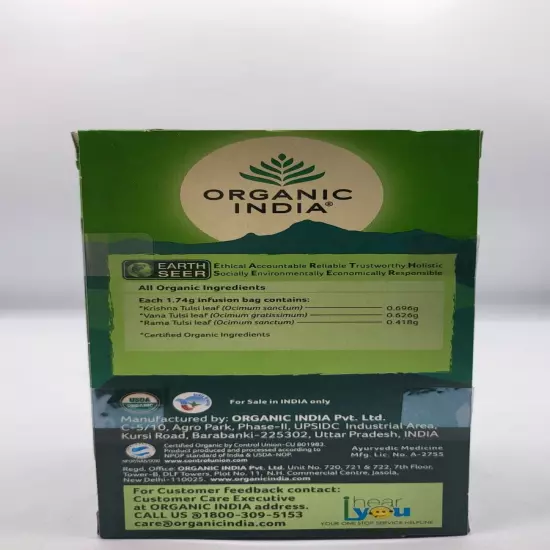 Tulsi Original EXP.12/2025 OFFICIAL USA Tea USDA Organic India USA OFFICIAL