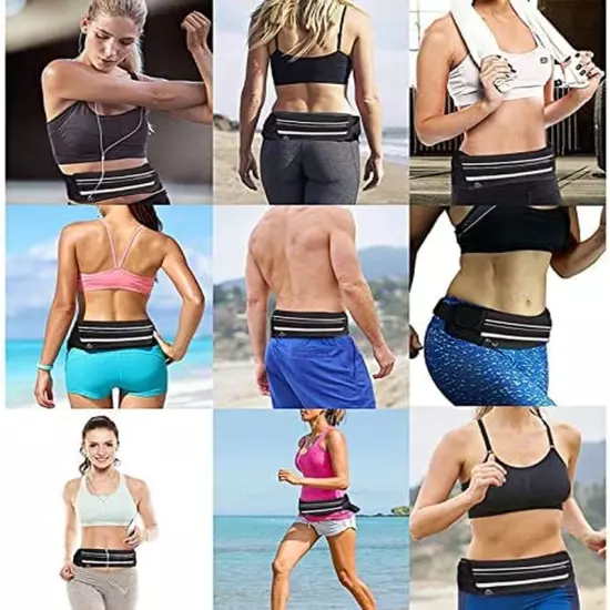 Belt Money Waist Pack - Hidden Waterproof anti Theft Passport Security Fanny 