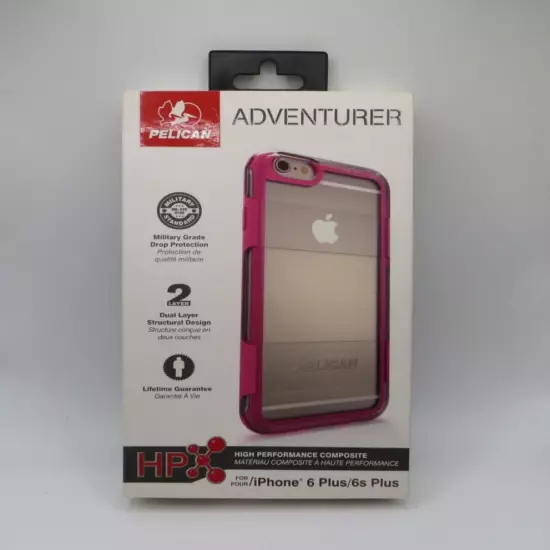 Pelican Adventurer iPhone 6 Plus 6s Plus pink cellphone case NEW 4577G