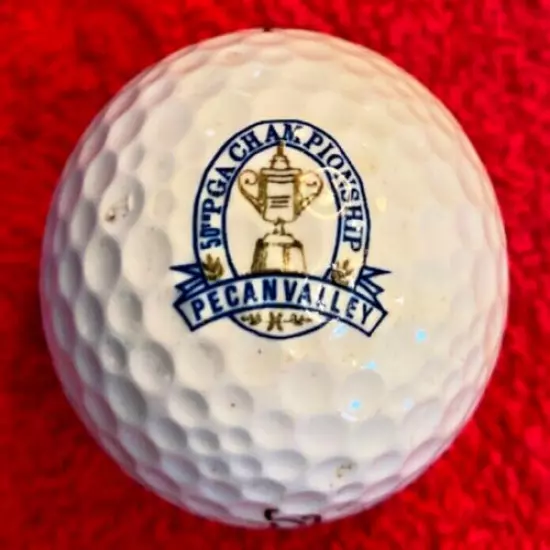 50TH, PGA CHAMPIONSHIP LOGO BALL. PECAN VALLEY...1968 Tournament!