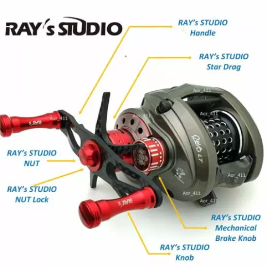 ABU Revo Star Drag Adjustment RAY's STUDIO Carbon Fiber for Fishing Reel L/R 