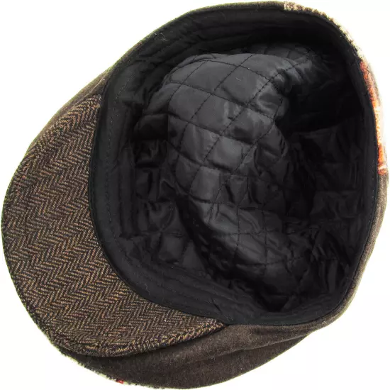 Mens Ivy Hat Golf Driving Ascot Winter Flat Cabbie Newsboy