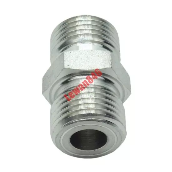 M20x1.5mm to M20x1.5mm Male 304 Stainless Steel Pipe Fitting Connector Adapter