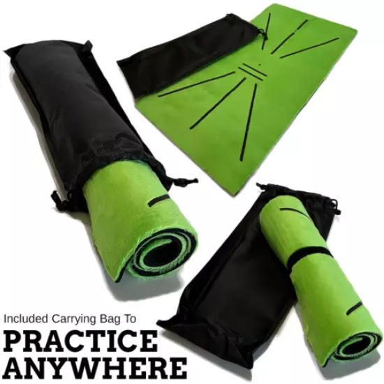 CHIP'R FIX'R Golf Training Mat Swing Detection Practice Hitting Game Aid Velvet