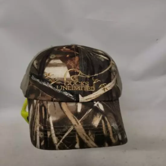 Hat Cap Licensed Ducks Unlimited Camo Grass Blades Hunting 