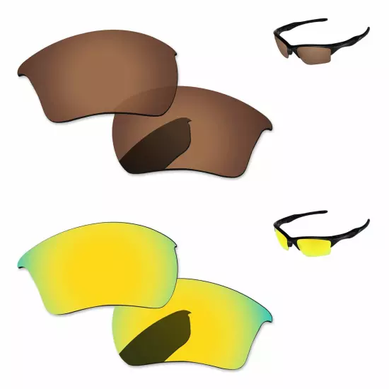 Lensology Polarize Replacement Lenses For-Oakley Half Jacket 2.0 XL OO9154-Opt