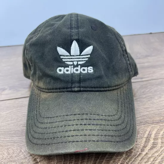 Adidas Black Hat Adidas Athletic Black Hat Adjustable Adult Size Hat Black Cap