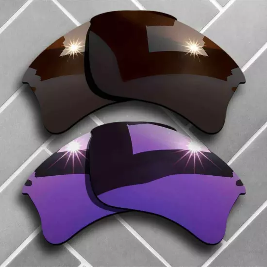 Polarized Replacement lenses for-Oakley Flak Jacket XLJ Anti-Scratch Choices US