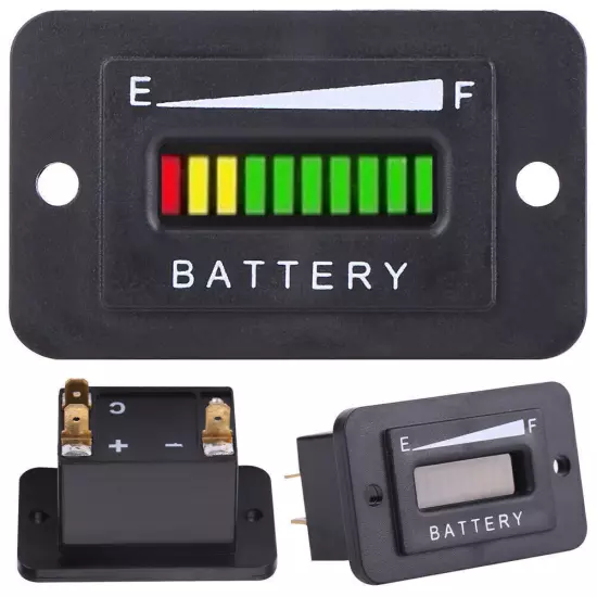 36V Volt Battery Indicator Meter Gauge for Ezgo Club Car Yamaha Golf Cart LED US