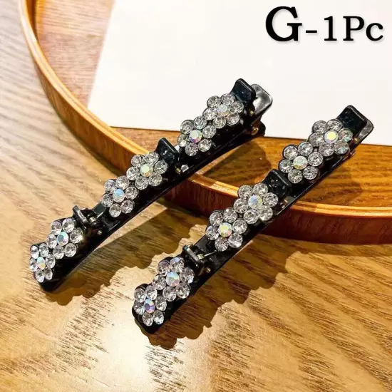 Bling Crystal Hairpins Headwear Women Girls Rhinestone Hair Clip Pins BarretteX1