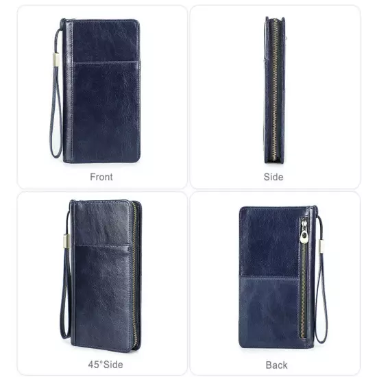  Men Passport Cover Travel Wallets ID Card Bag Organizer Document Pouch