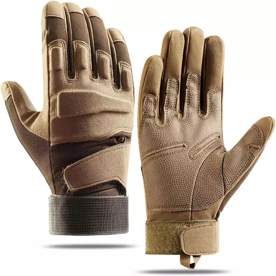 Men's Breathable Full Finger Outdoor Cycling Sport Work Military Tactical Gloves