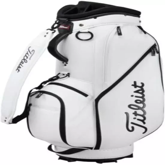 TITLEIST Golf Men's Cart Caddy Bag 9.5 x 47 inch 3.7kg White Black TB22CTPSK