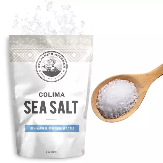 AVA JANE'S KITCHEN Colima Sea Salt Unrefined Hand Harvested - 100% All Natural