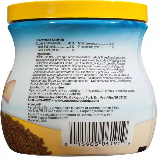 Aqueon Tropical Granules 6.5 Ounces