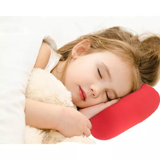 Mini Bone Headrest Roll Pillow Backrest Pillow For Travel Car Sofa Bed 38×20cm