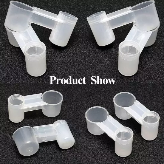 15PCS Pet Bird Feeder Drinker Cup Water Bottle For Chicken Pigeon Poultry Dove