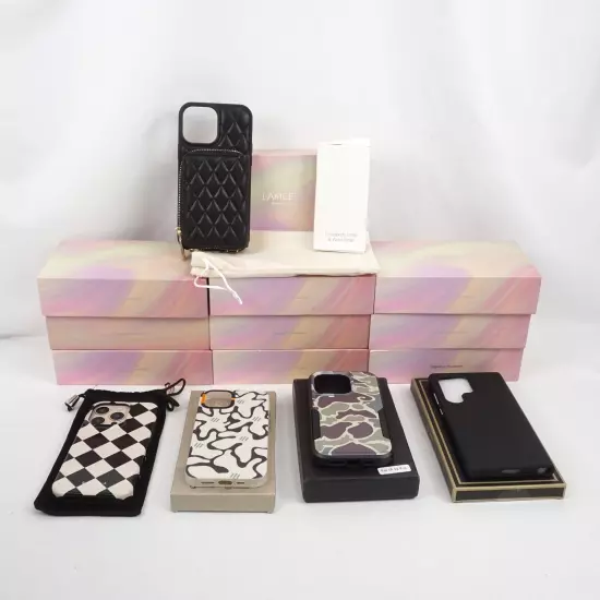 Lameeku, Burga, Kamo Skinz, VIPCase, And HiCasers Assorted Phone Cases Lot of 14