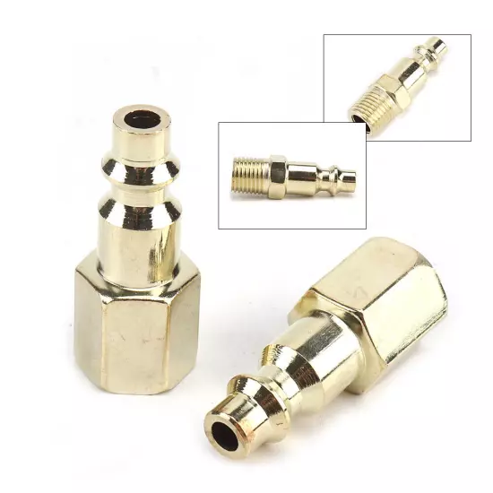 2/4/8Pcs 1/4'' NPT Brass Air Tool Couplers Accessories Quick Coupler Connector