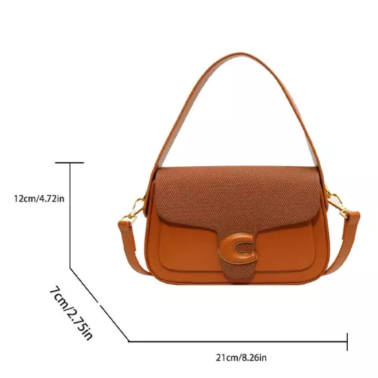 Handbag for Women's Autumn/winter Casual Saddle Bag, High-end Crossbody Bag