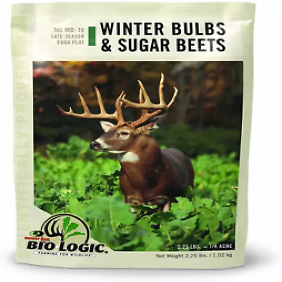 BioLogic Winter Bulbs Sugar Beet Food Plot Deer Feed Seed Hunting Nutritious