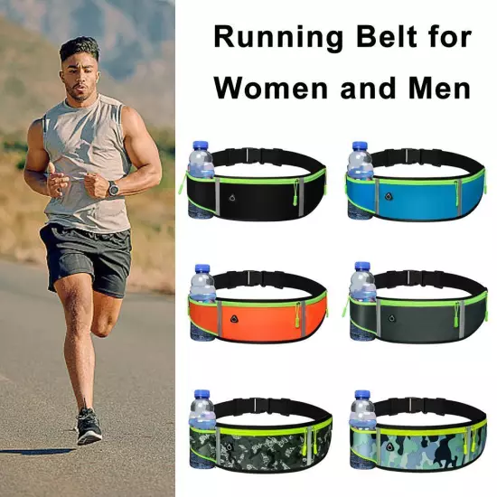 Running Belt for Women and Men Money Belt and Running Fanny Pack Hiki Z4Y6