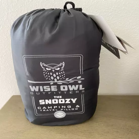 NEW Wise Owl Outfitters The Snoozy Medium Size Camping Travel Pillow