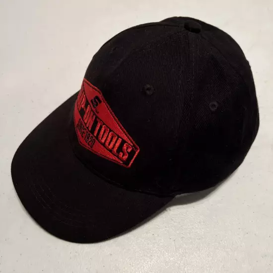 Snap On Tools Hat Cap Wild Impact Promo Strap Back Black Logo Red Since 1920 EUC