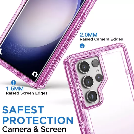 For Samsung Galaxy S23/S23+/S23 Ultra 5G Case Clear Phone Cover / Accessories