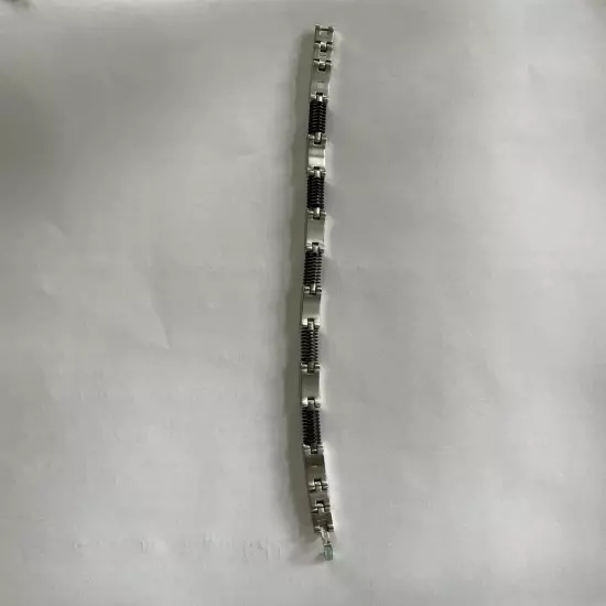 Inbox Wrapped Men’s Steel Bracelet Size 8.5 “