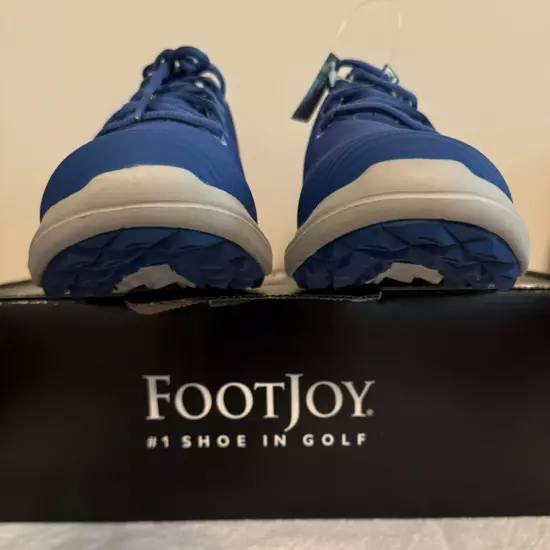 Foot Joy Men's Flex XP Mesh Golf Shoes Blue 56252 Size 7.5 Medium