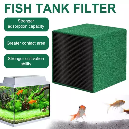 Fish Tank Filter Activated Carbon Aquarium for Ponds Fish Tank Stock Tank Hot