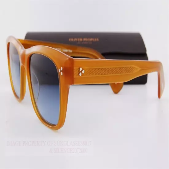 New Oliver Peoples Sunglasses Birell Sun OV 5524/SU 1578Q8 Amber/Marine Gradient