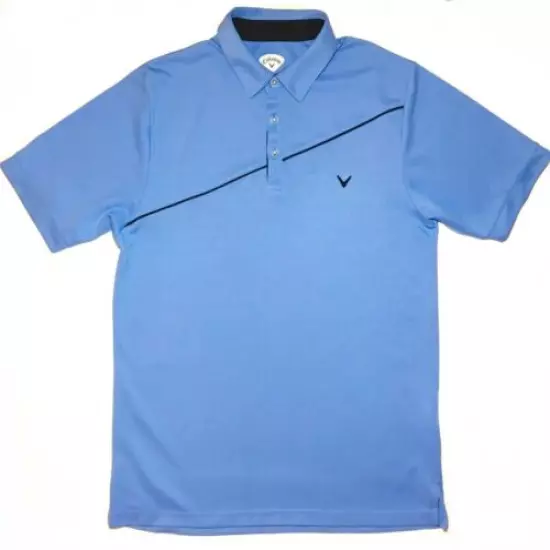 Callaway Performance Golf Polo Short Sleeve Men’s Size M Medium Blue Black