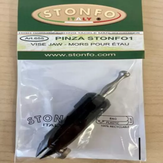 STONFO 1 INTERCHANGABLE VISE JAW. FLY TYING SMALL or MEDIUM FLIES. ELITE, AIRONE