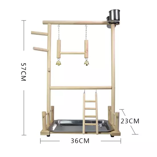 Bird Life Activity Center, Pet Stand Platform Parrot Toys for Small Birds, Bi...