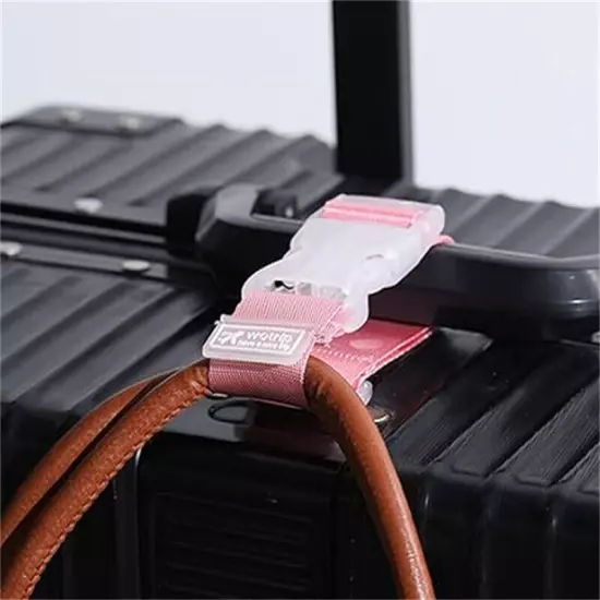 7PCS Luggage Carrying Clip Buckle, Add A Bag Luggage Straps for Suitcases