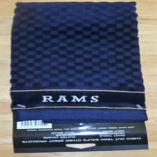 NFL Embroidered Tri-fold Towel - Los Angeles Rams LA Golf 