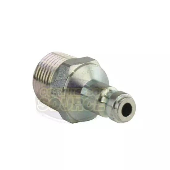 Prevost 1/2" Male NPT Truflate Automotive Style High Quality Steel Coupler Plug