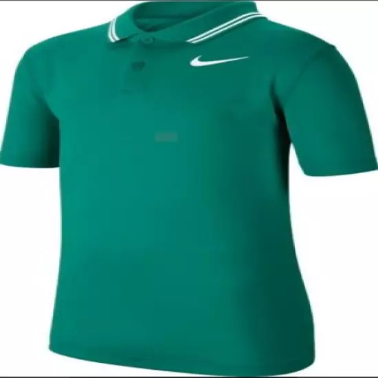 Nike Junior Dry Victory Golf Polo Size L Green BV0404-370 NWT