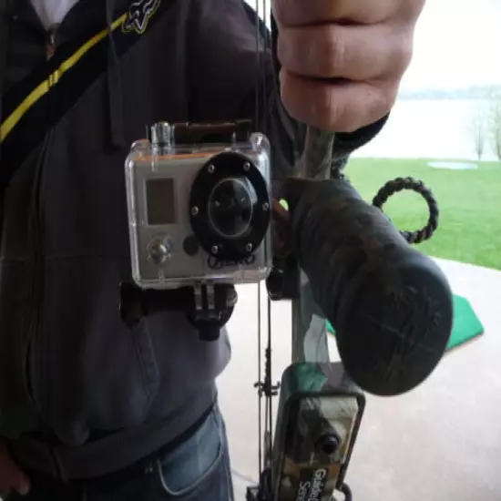 Bow Hunting Camera mount. Mount to any Bow with any Camera. Mathews GoPro Canon 