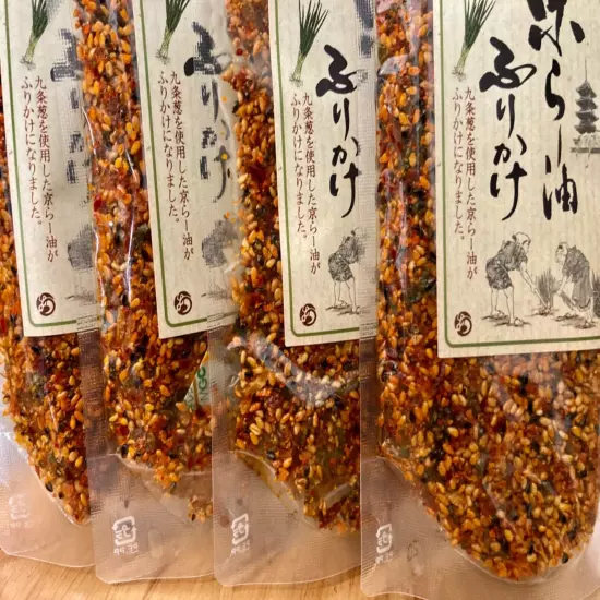 KYOTO FURIKAKE RA-YU RAYU SPRINKLE SEASONING CHILLI OIL 80g SET MAIKO JAPAN