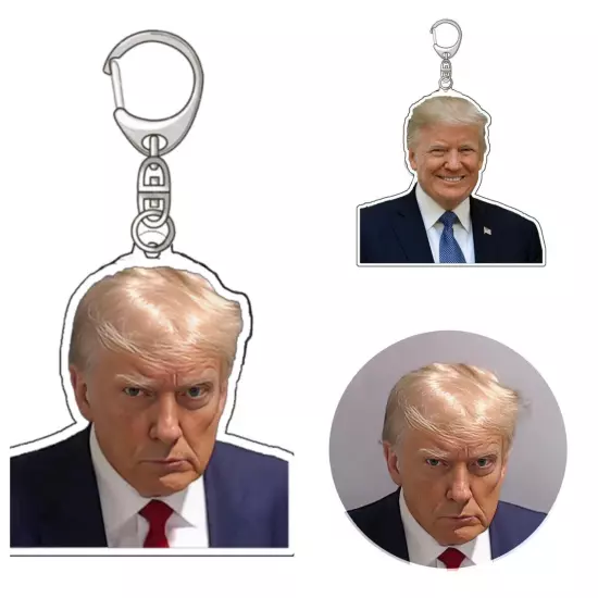 Trump Keychain | Patriotic Accessory | Political Souvenir