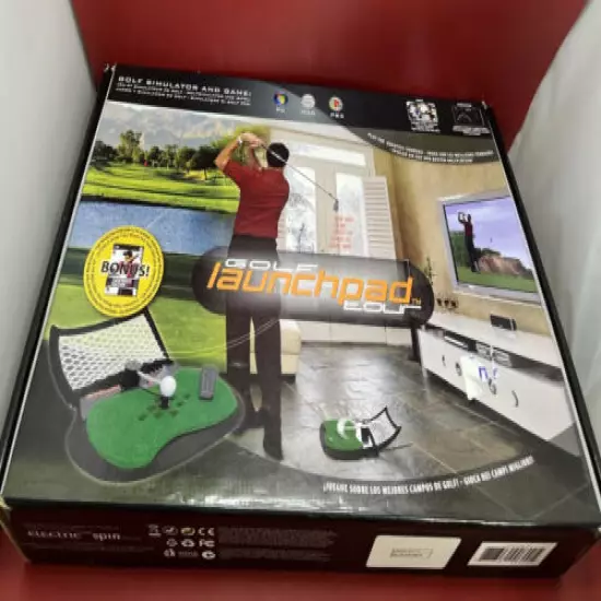 Golf Launchpad Tour Simulator For PC PS3 MAC Electric Spin Unused RARE