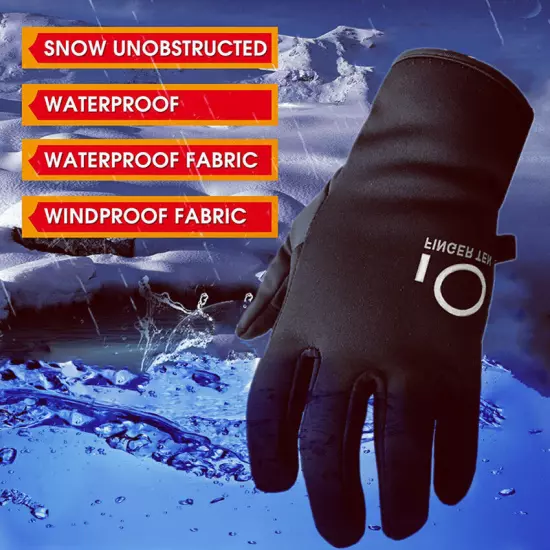 Thermal Windproof Waterproof Winter Gloves Touch Screen Warm Mittens Men Women